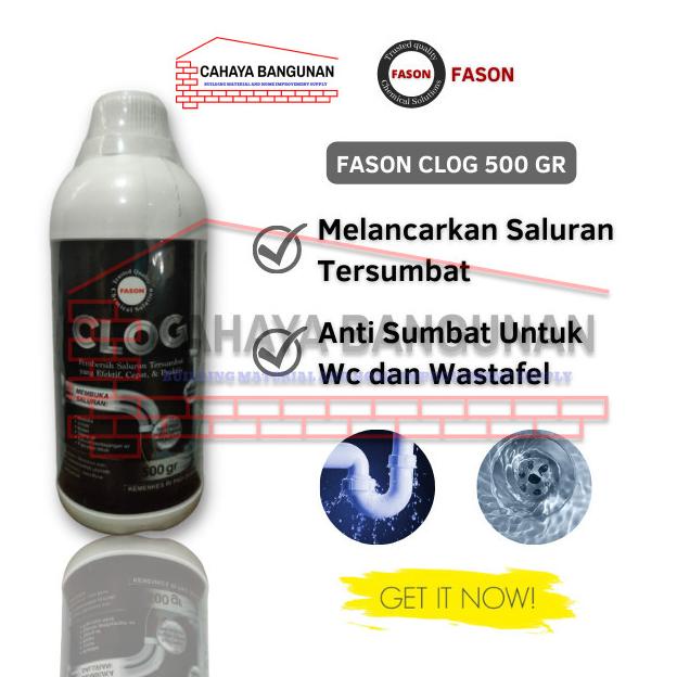 SODA API CAIR Cairan Anti Sumbat FASON CLOG Wastafel Wc Saluran Mampet