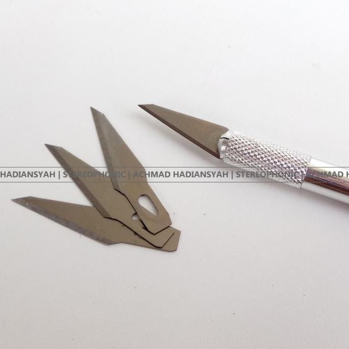 

Precison Hobby Knife Blade Set - Precision Cutting Knife Cutter Blade Pengiriman Cepat