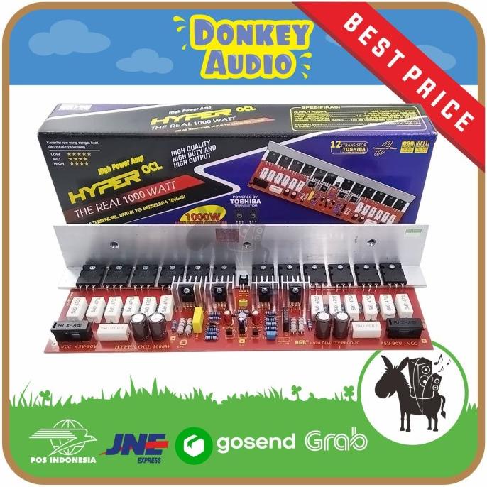 KIT AMPLIFIER HYPER OCL 1000W AMPLI POWER AMPLIFIER BELL BGR