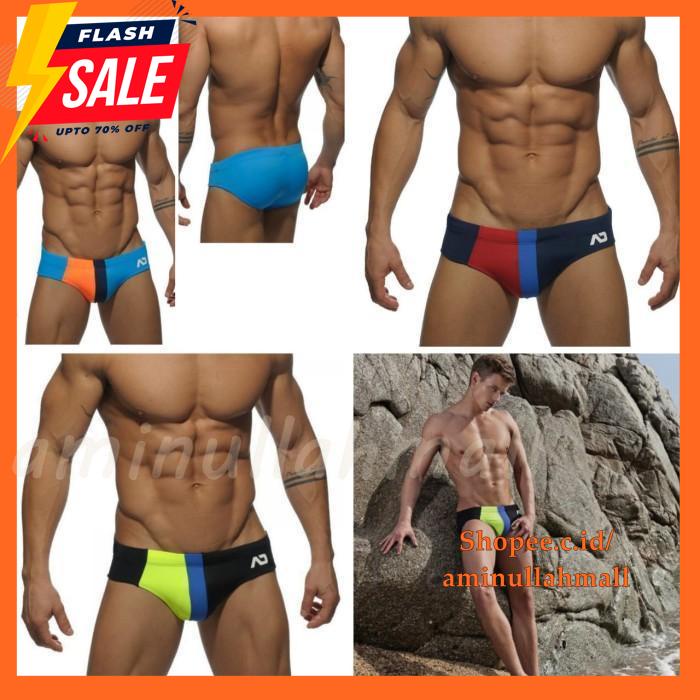 PAKAIAN RENANG  ADDICTED SWAD-008 CELANA RENANG COWOK BRIEF SPEEDO KUALITAS TERBAIK