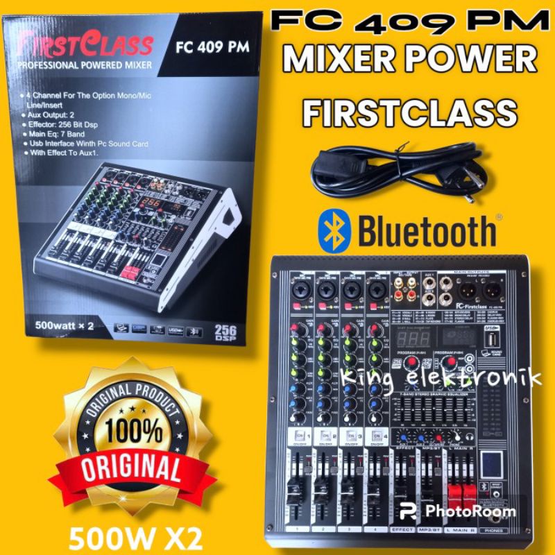 MIXER POWER FIRSTCLASS 4CHANNEL FIRSTCLASS FC409PM