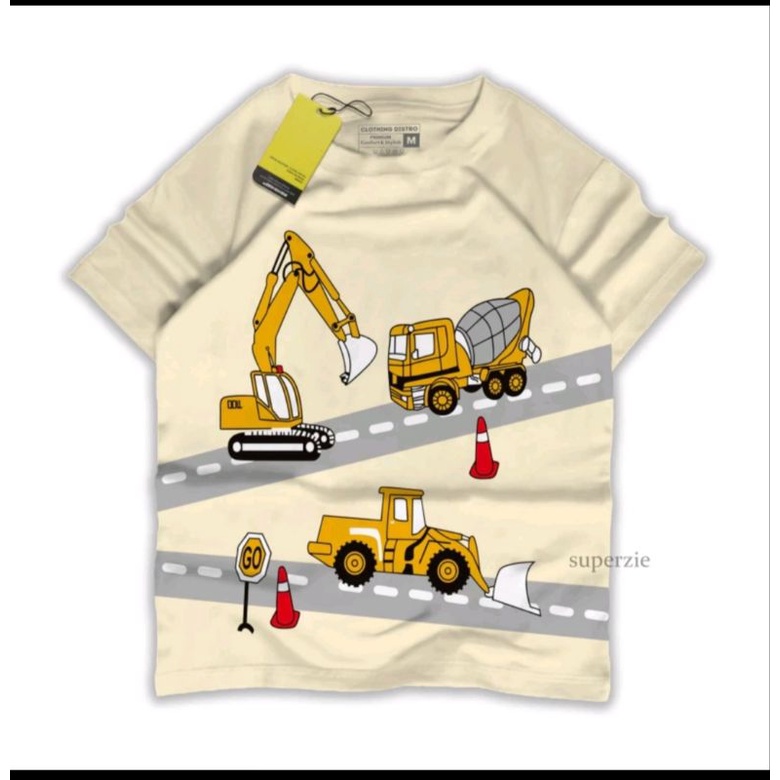 kaos cream anak
