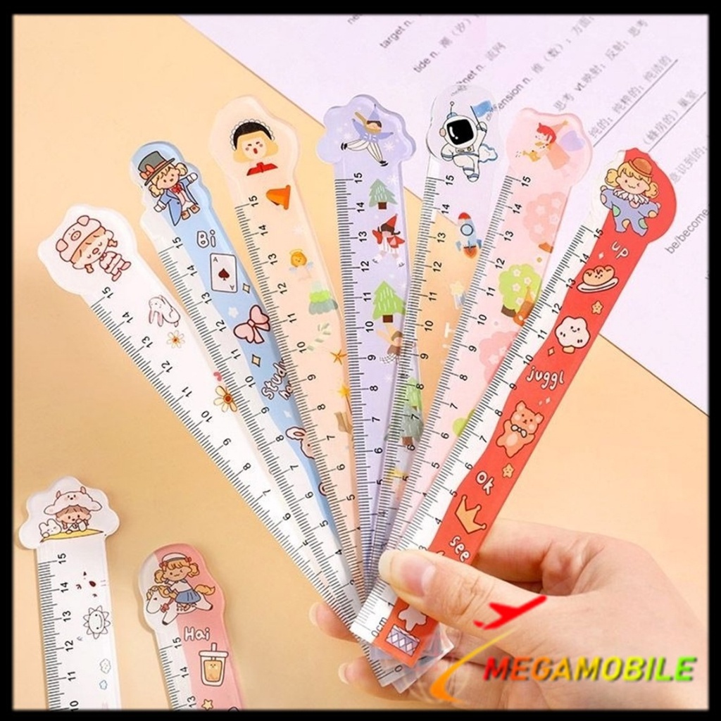 

MM - Penggaris Lucu 15 Cm Penggaris Anak Pelajar Mahasiswa Motif Astronot Penggaris funny karakter 15cm Pengaris Sekolah Kantor Motif Lucu Bahan Plastik