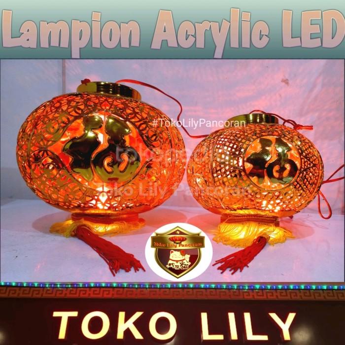 LAMPION IMLEK ACRYLIC LED / LAMPU LAMPION LISTRIK / TENLONG IMLEK FUK