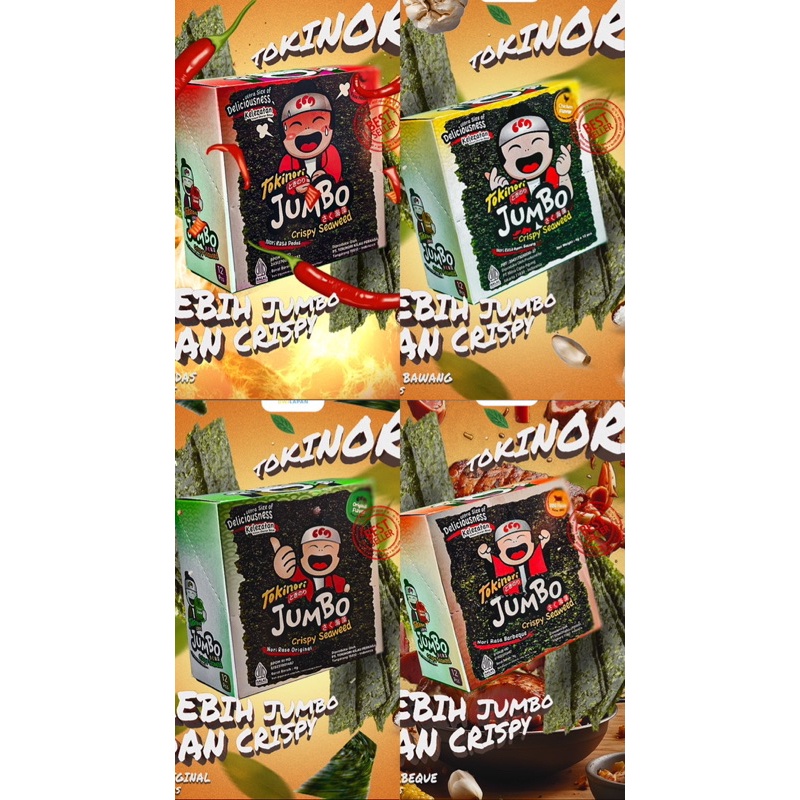 

Sna N Korea Tokin Jumbo Kemasan 1 Karton Isi 60 Pcs Crispy Halal Dan Bpom Rasa , Ayam Bawang, Bbq,
