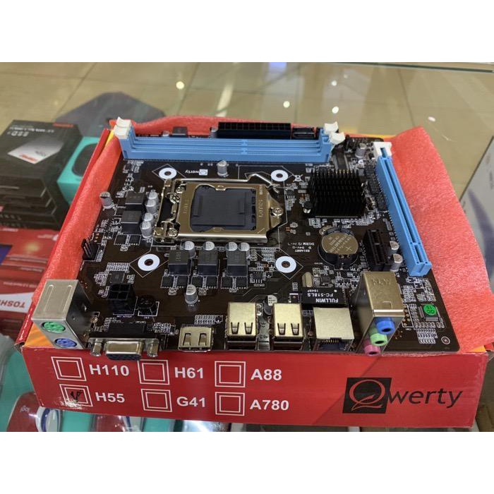 MOTHERBOARD QWERTY H55 LGA 1156