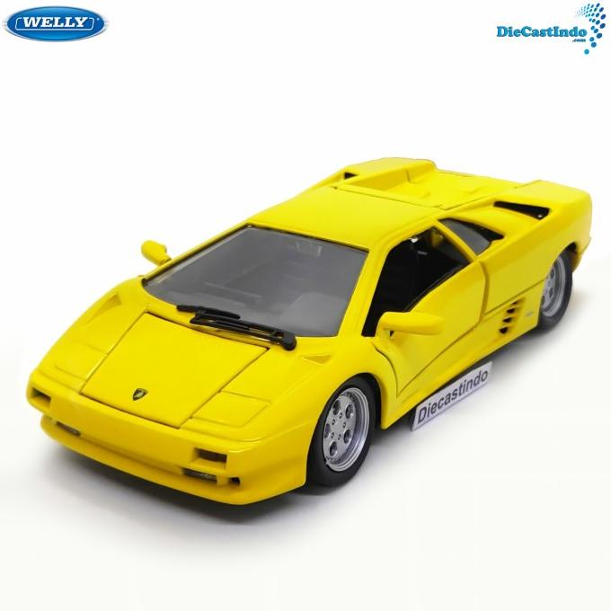 Nex Welly 1:24 Lamborghini Diablo Kuning