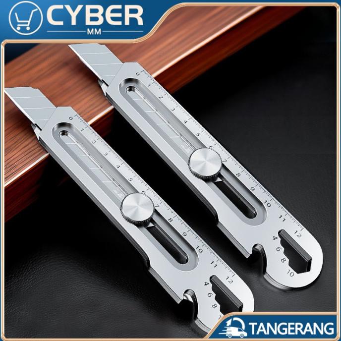 

18mm Pisau Cutter Besar Stainless Steel Cutter Pisau Baja 6 In 1