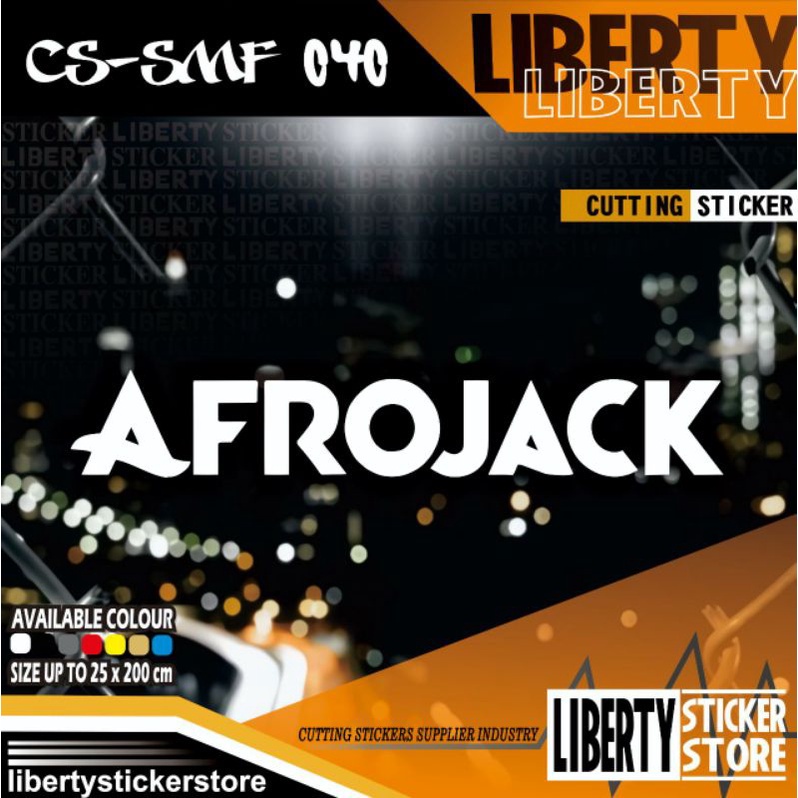 Cutting Sticker Afrojack | Cutting Stiker Afrojack | Cutting Stiker Band | Cutting Stiker Band | Cut