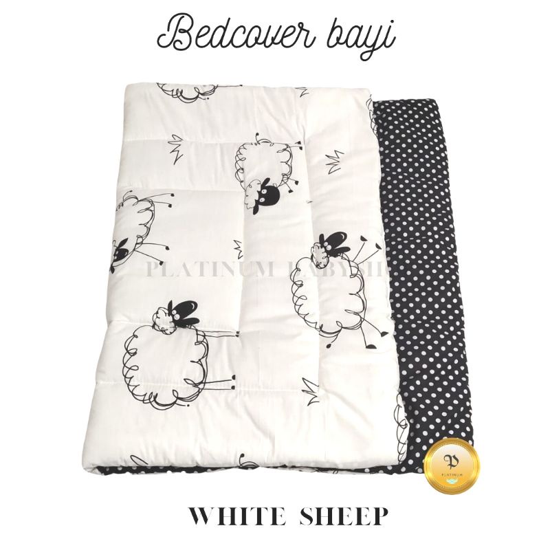 Platinum Baby | Bedcover Bayi Katun CVC UK 95 x 70 cm