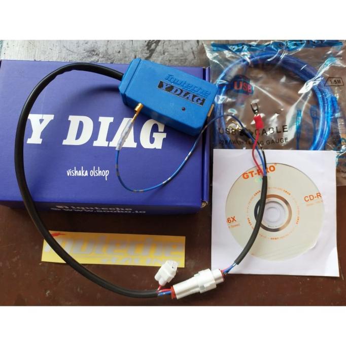 YDIAG HDIAG utk motor injeksi Alat bangkel sparepart Motor setting CO