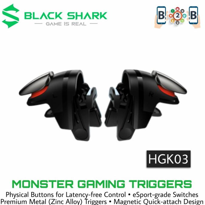 BLACK SHARK THE MONSTER GAMING TRIGGER L1 R1 PUBG BLACKSHARK TRIGGER