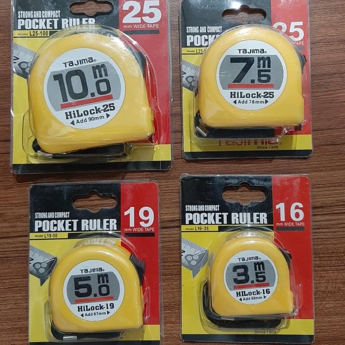 meteran tajima 7.5m/meteran tajima 5m/meteran tajima 3.5m/alat penguku