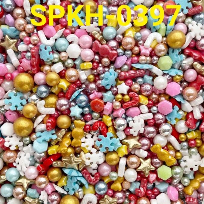 

SPKH-0397 Sprinkles springkel trimit 500gr candycane tongkat permen