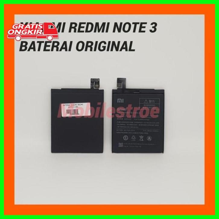 Baterai Xiaomi Redmi Note 3 Original