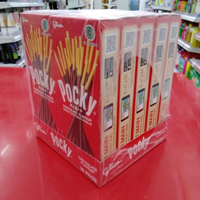 

GLICO POCKY RASA COKLAT 22 GR, 1 PAK ISI 10 KOTAK