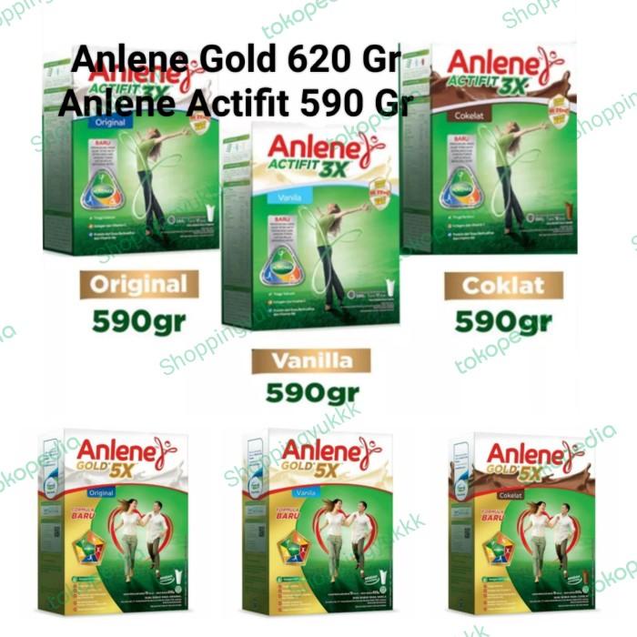 

ANLENE GOLD PLUS COKLAT / VANILLA 650GR / SUSU ANLENE 650 GR