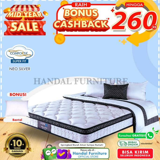 Comforta Hanya Kasur Spring bed Super Fit Silver 120x200