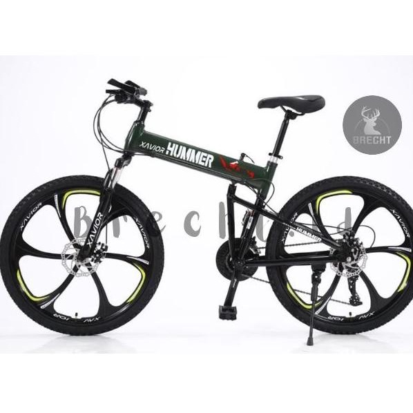 New Sale Sepeda Lipat Folding Mtb Xavior Hummer 26Inch Limited Edition