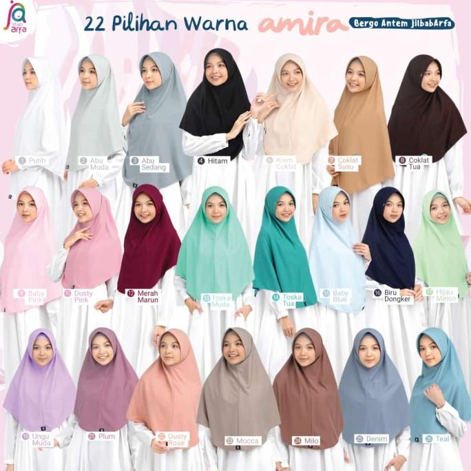 Terbaik Jilbab Afra, Amira Ukuran L Limited Edition