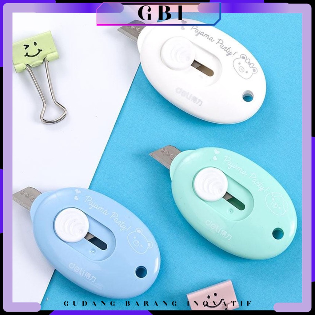 

GBI Cutter Mini Portable Bentuk Oval Mini Cutter Polos Travel Kit Pemotong Kertas Paper Cutter Lucu