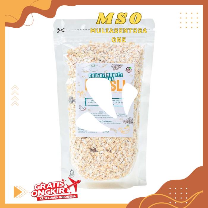 

HOUSE OF ORGANIX CHUNCKY MONKEY BANANA MUESLI 150 GR BEST QUALITY PRODUCT !!