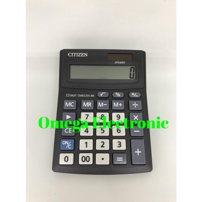 

Berkualitas ORIGINAL Citizen Calculator CMB1201 - Kalkulator Meja Kantor 12 Digits .,