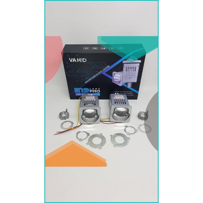 BiLed Sniper Projector Projie Bi-LED Led Biled Vahid E19 Pro Sepasang