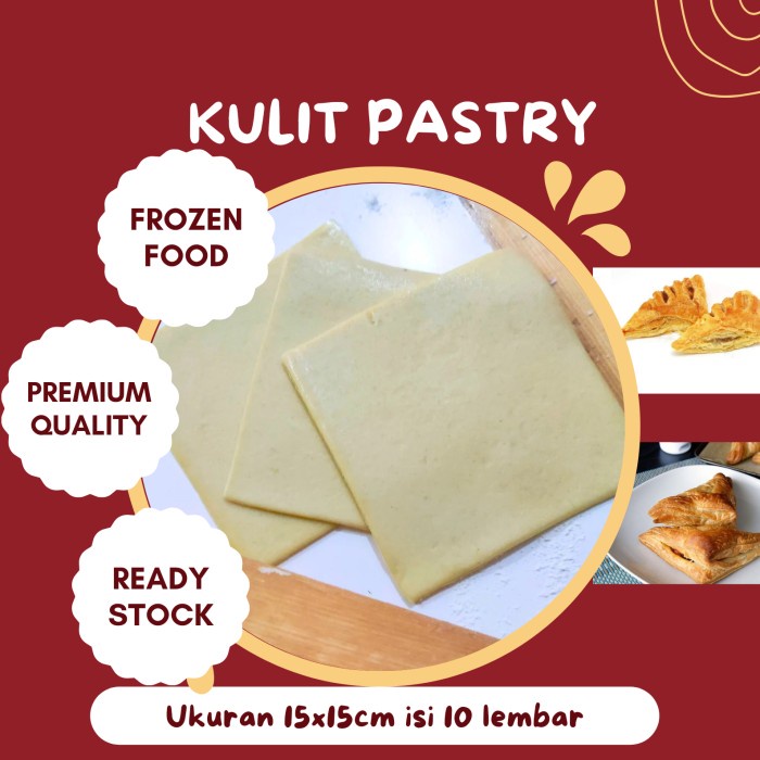 

KULIT PUFF PASTRY BOLEN ZUPPA SOUP SUP SHEET SIAP PAKAI MURAH PREMIUM -ls01