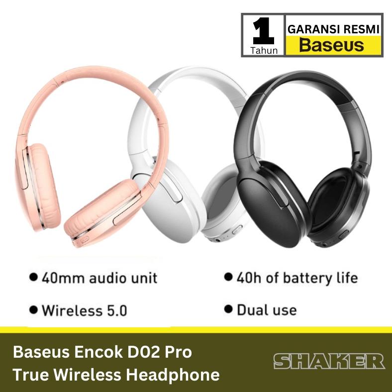 NEW Baseus Headset Encok Wireless headphone D02 Pro - NGD02