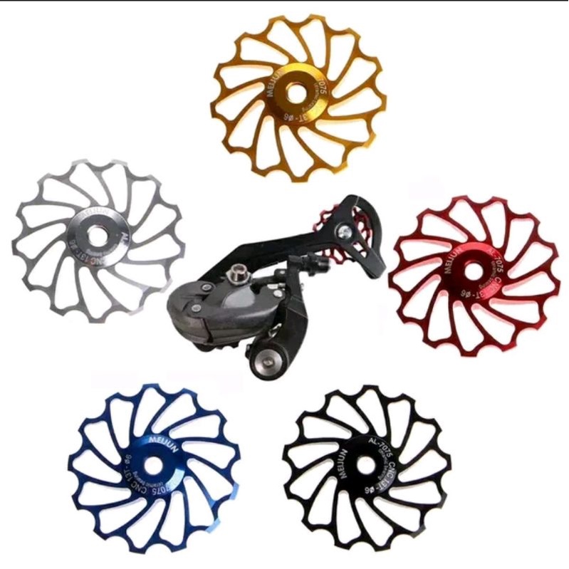 Original Meijun Pulley RD sepeda MTB Roadbike Ceramic Bearing 13T  1pcs