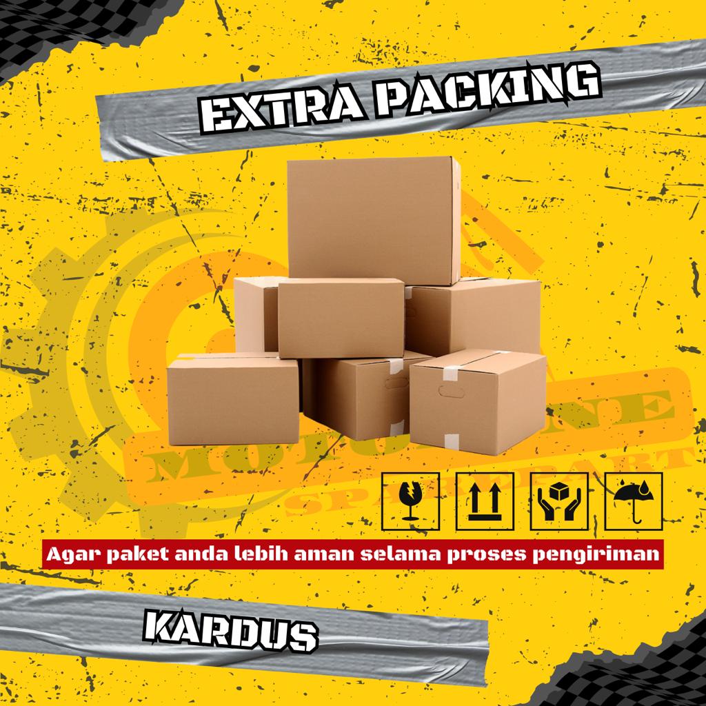 

tambahan pacing bubble wrap dan kardus