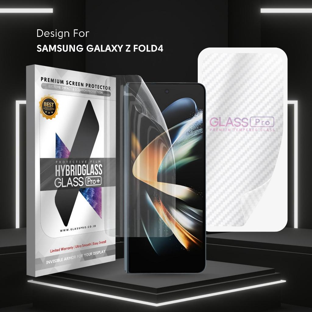 Hybrid Glass Premium Anti Gores Hydrogel Samsung Galaxy Z Fold4 Z Fold 4 Full Cover Screen Protector