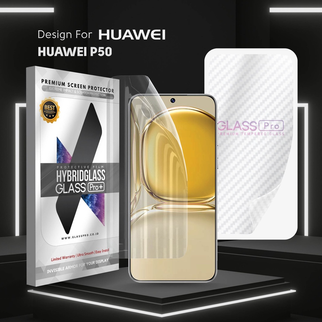 Hybrid Glass Premium Anti Gores Hydrogel Huawei P50 Full Cover Screen Protector Glass Pro Not Temper