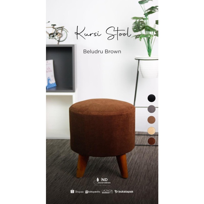 KURSI STOOL / SOFA STOOL / STOOL BULAT / SOFA KECIL