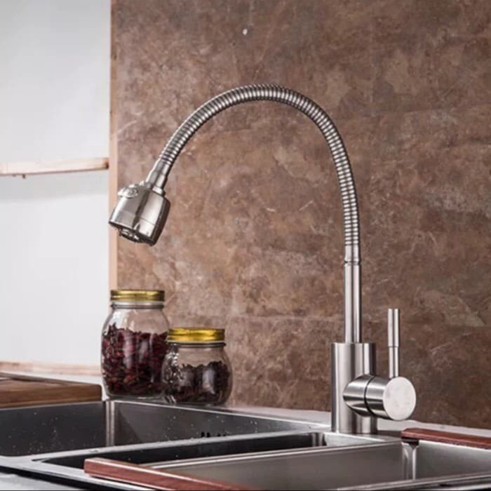 kran kitchen zink fleksibel stainless SUS 304