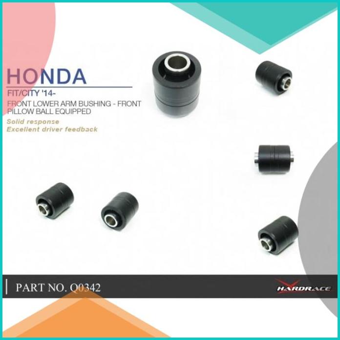 Aksesoris Front lower arm bushing PB HARDRACE H Jazz GE GE8 GK GK5 16n