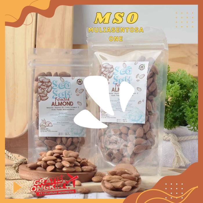 

SEA SALT ROASTED ALMOND (PANGGANG) 1 KG PRODUK KUALITAS BERKELAS !!