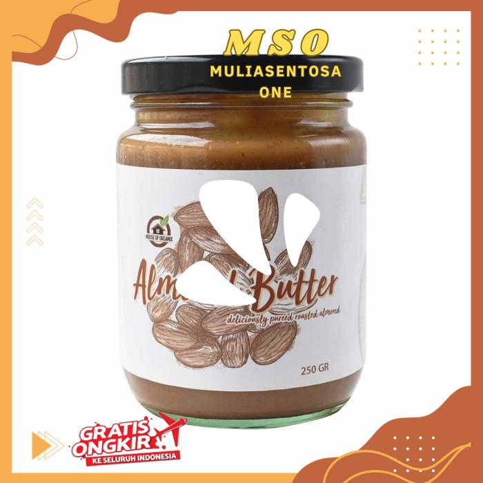 

HOUSEOFORGANIX NATURAL ALMOND BUTTER ORIGINAL - 250 GR THE BEST SELLER !!
