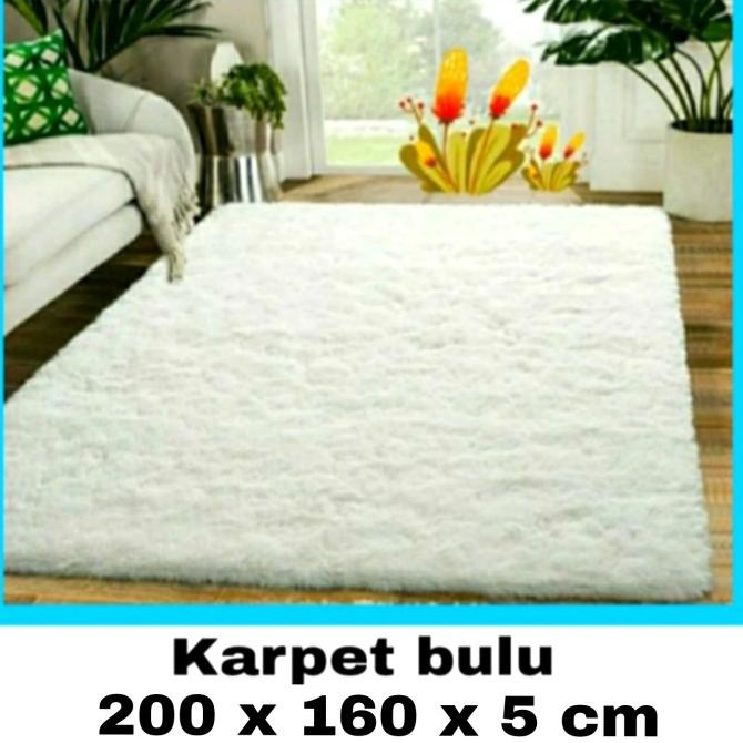 Karpet bulu rasfur, 150 x 200 cm