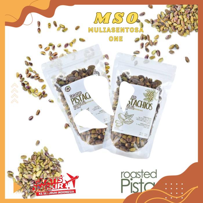 

ROASTED PISTACHIO ( PISTACHIO PANGGANG ) - 250 GR HIGHT QUALITY PRODUK !!