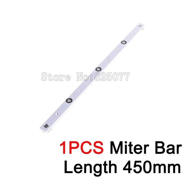 

Terbaru 1Pcs Aluminium Miter Bar Length 450Mm Miter Slider Woodworking Tools Promo Terlaris
