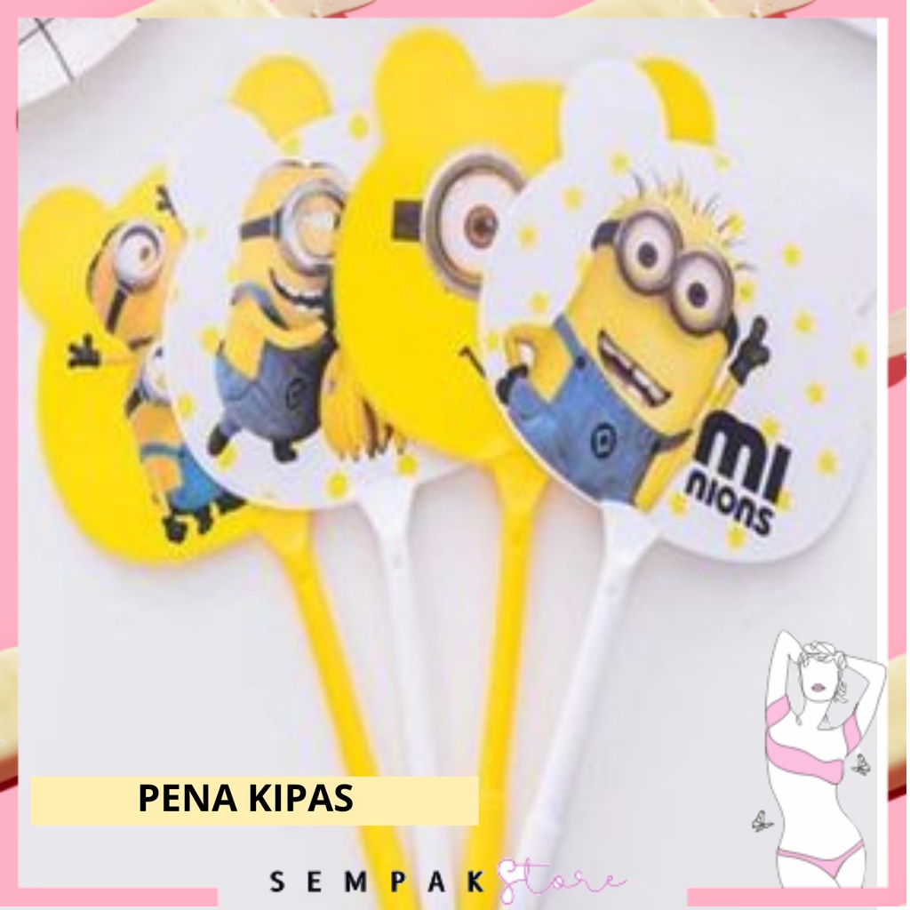 

SS Pena Kipas Lucu Animal Dan Buah Pulpen Kipas Karakter# BISA COD