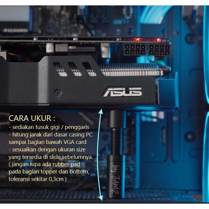 VGA HOLDER STAND GPU BRACKET PENAHAN GRAPHIC CARD
