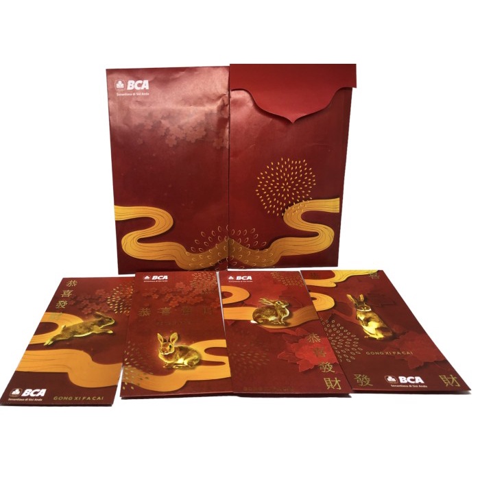 

New! BANK BCA Angpao Amplop Merah Angpau Hongbao Imlek Sincia Hungpao - BCA 2023 Limited