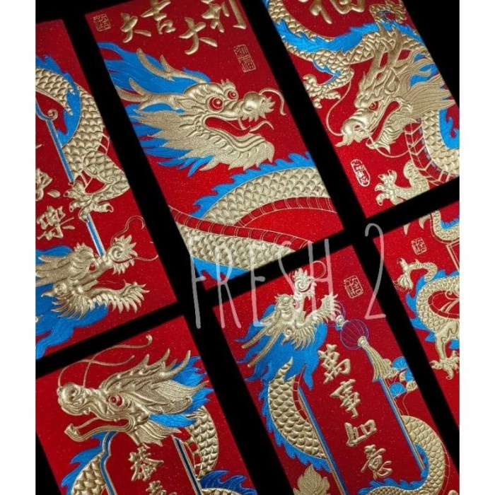 

New! Update Termurah Angpao Amplop Imlek Sio Naga Emas Timbul / Angpao Naga Limited