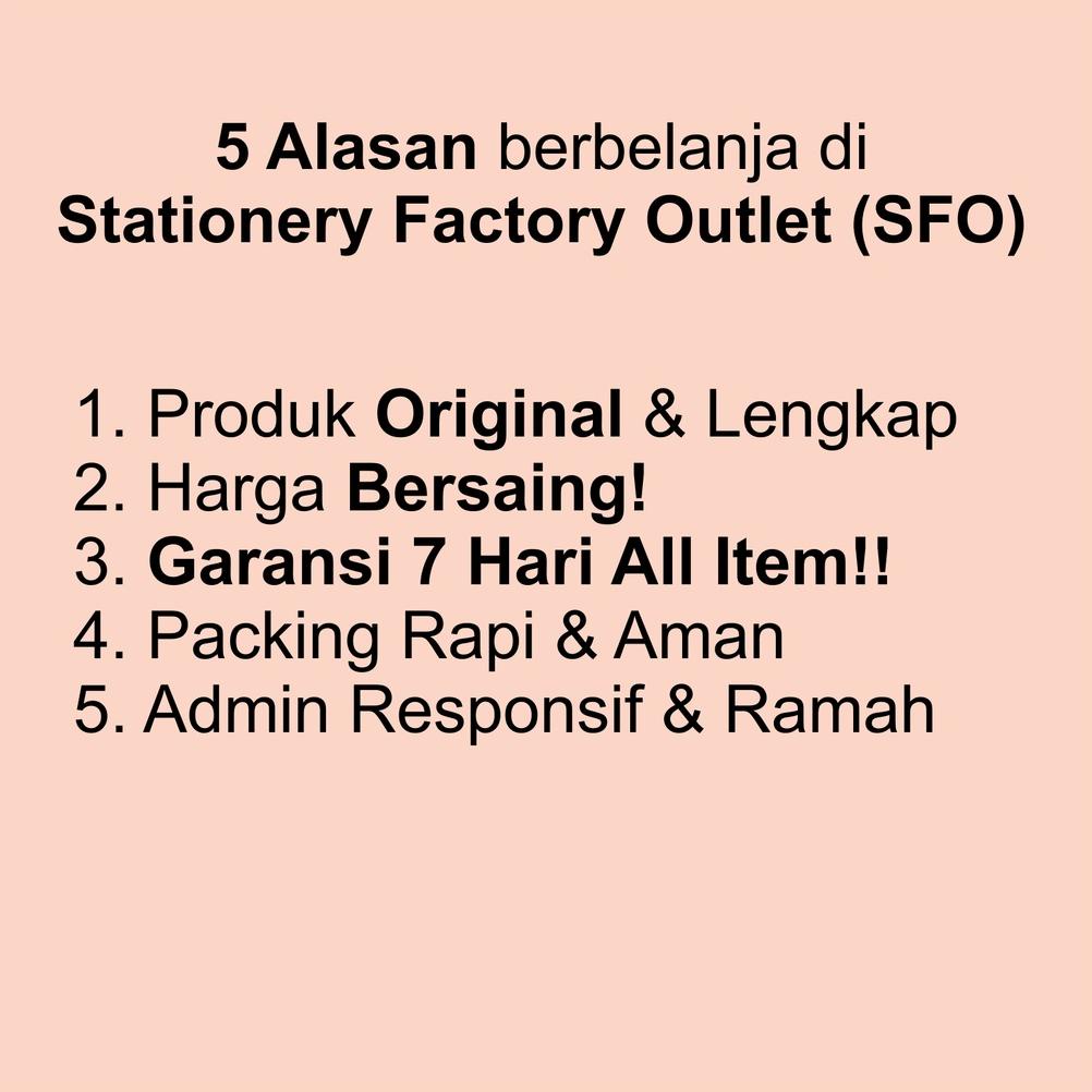 

COD Clear Holder Big F4 isi 60 - F4-803 - SFO Semarang Official Termurah