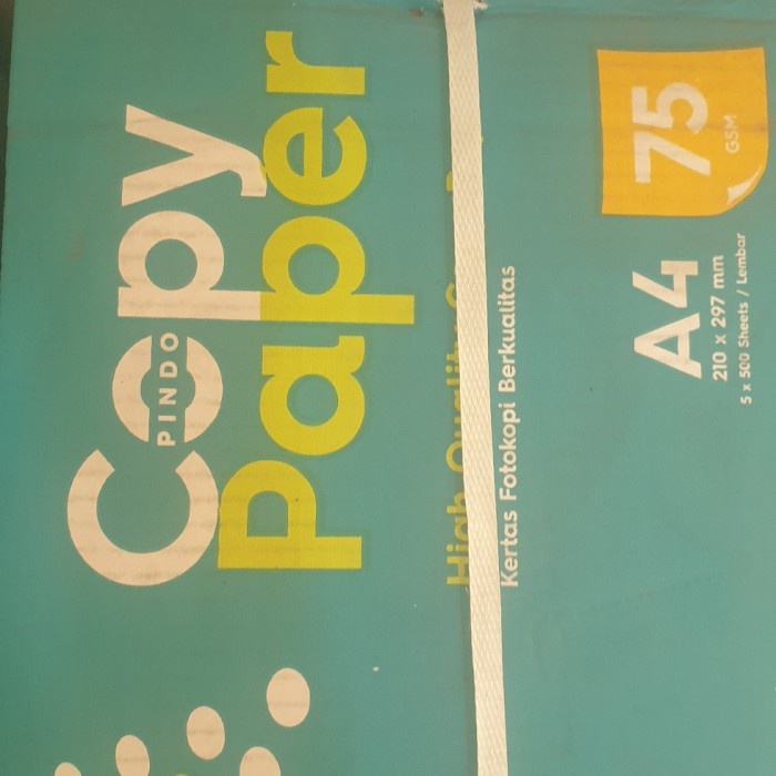

Terbaru Kertas Hvs Copy Paper A4 75 Gram Promo Terlaris