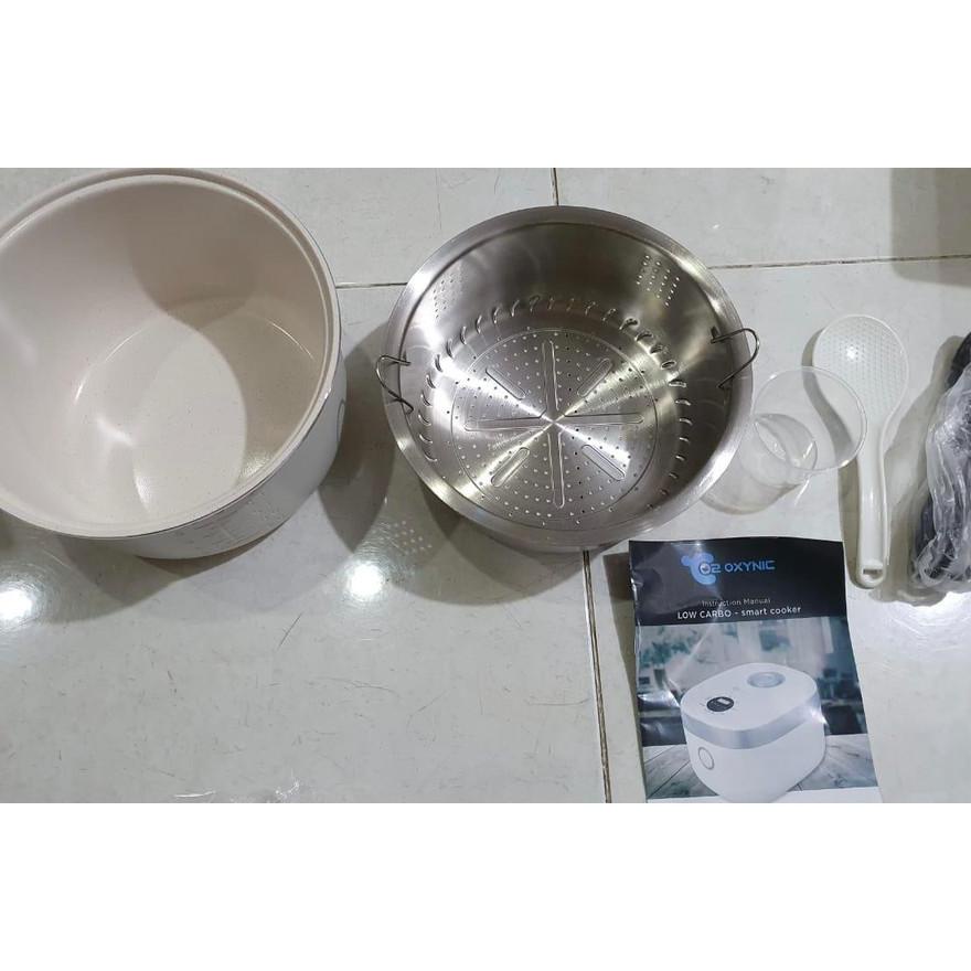 Oxynic Low Carbo Smart Cooker Rice Cooker Low Carb Low Sugar Karbo 600 Watt