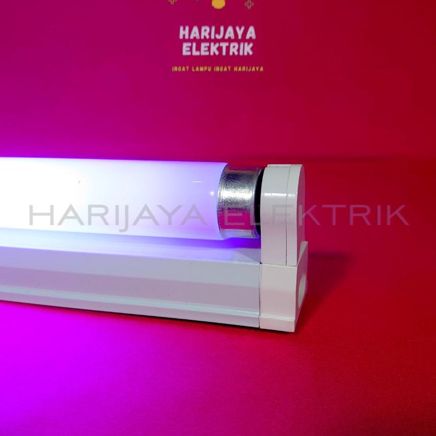 Lampu Neon Set Uv Tl T8 10 Watt Blalight Pembas Serangga Insect
